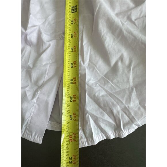 SHEIN Lavender Button-Up Long-Sleeve Shirt With Adjustable Side Ties For Women s - Picture 6 of 9